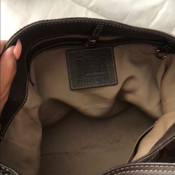 Brown Coach Shoulder Purse - Picture 2 of 3